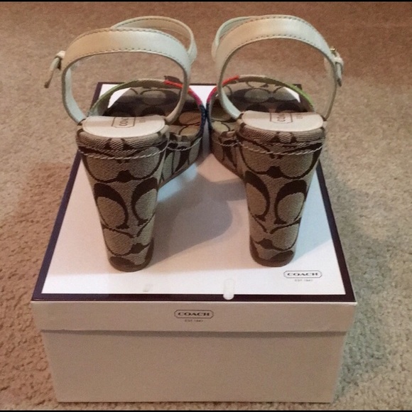 Coach Sandals Multicolor 7.5 - Picture 3 of 5